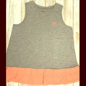 Abercrombie sleeveless top with flowy bottom